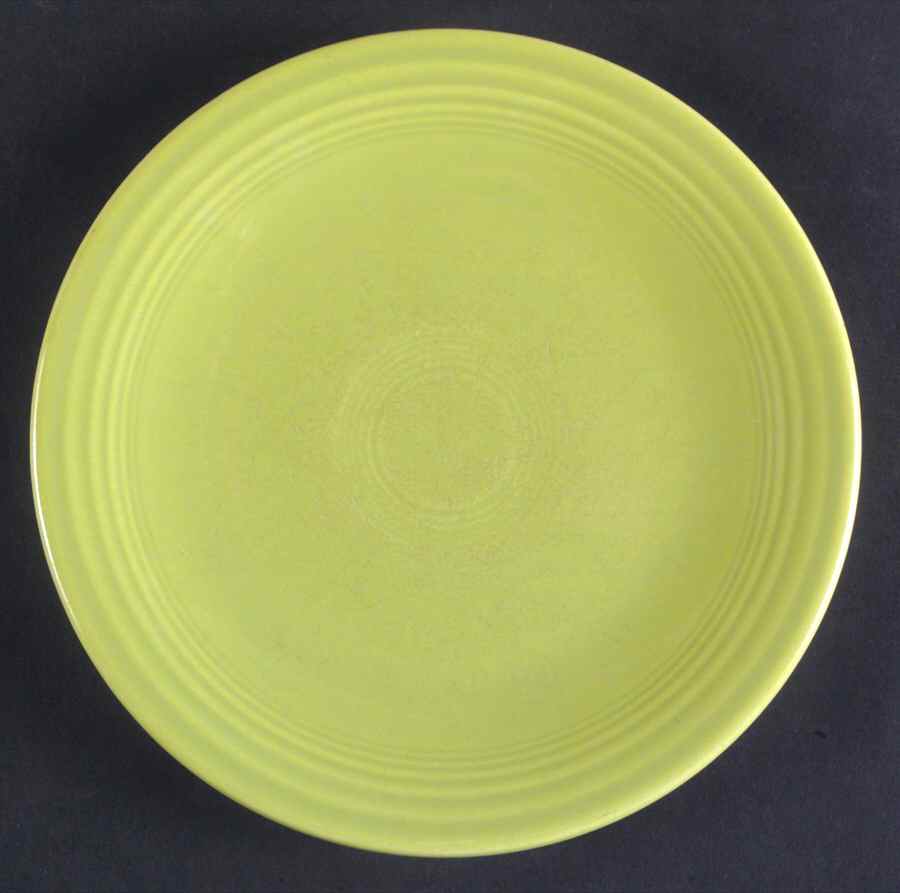 Fiesta Chartreuse (Older) Bread & Butter Plate by Homer Laughlin -1