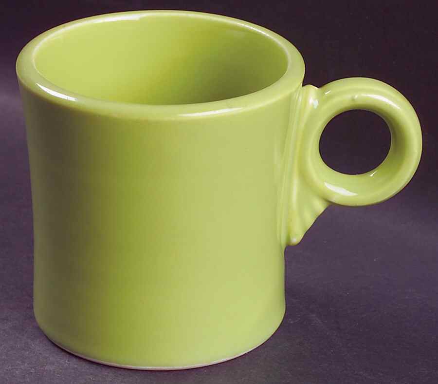 Fiesta Chartreuse (Older) Tom & Jerry Mug by Homer Laughlin -1