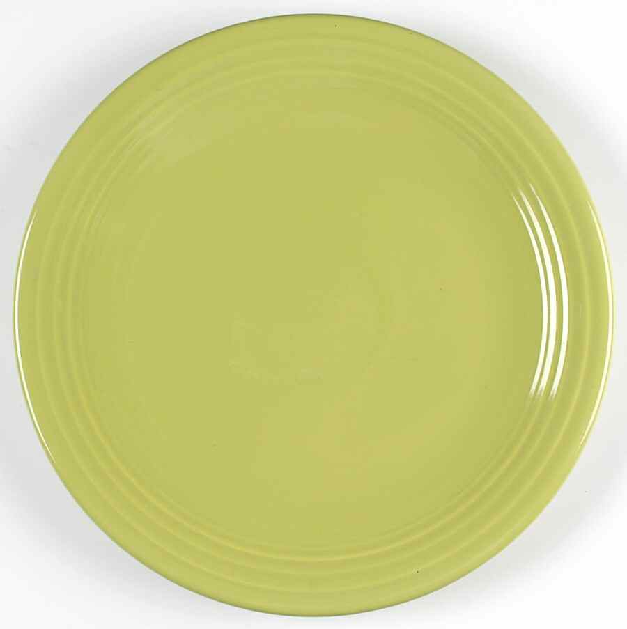 Fiesta Chartreuse (Older) 12" Chop Plate (Round Platter) by Homer Laughlin -1