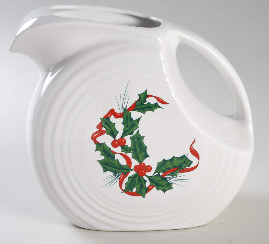Holiday Fiesta (With Ribbon) 64 Oz Pitcher by Homer Laughlin -1