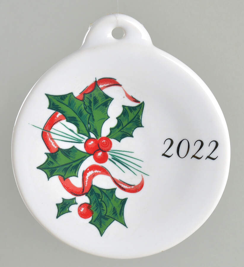 Holiday Fiesta (With Ribbon) Ornament by Homer Laughlin -1