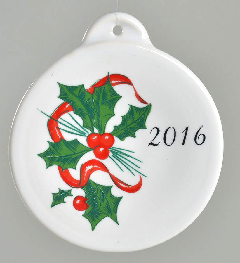 Holiday Fiesta (With Ribbon) Ornament by Homer Laughlin -1