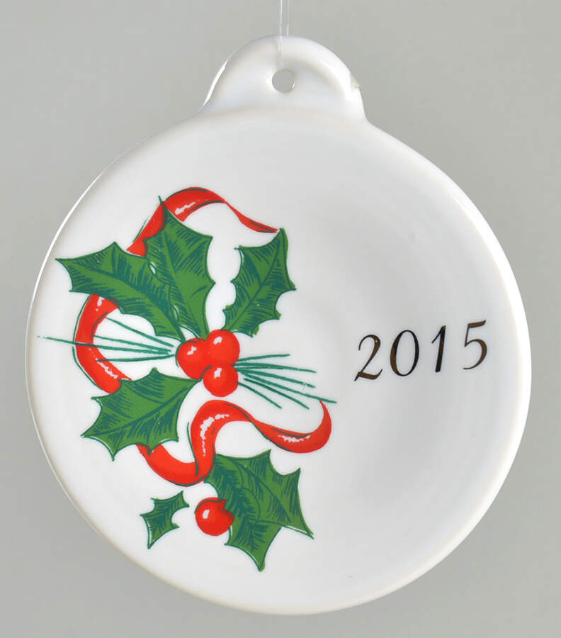 Holiday Fiesta (With Ribbon) Ornament by Homer Laughlin -1