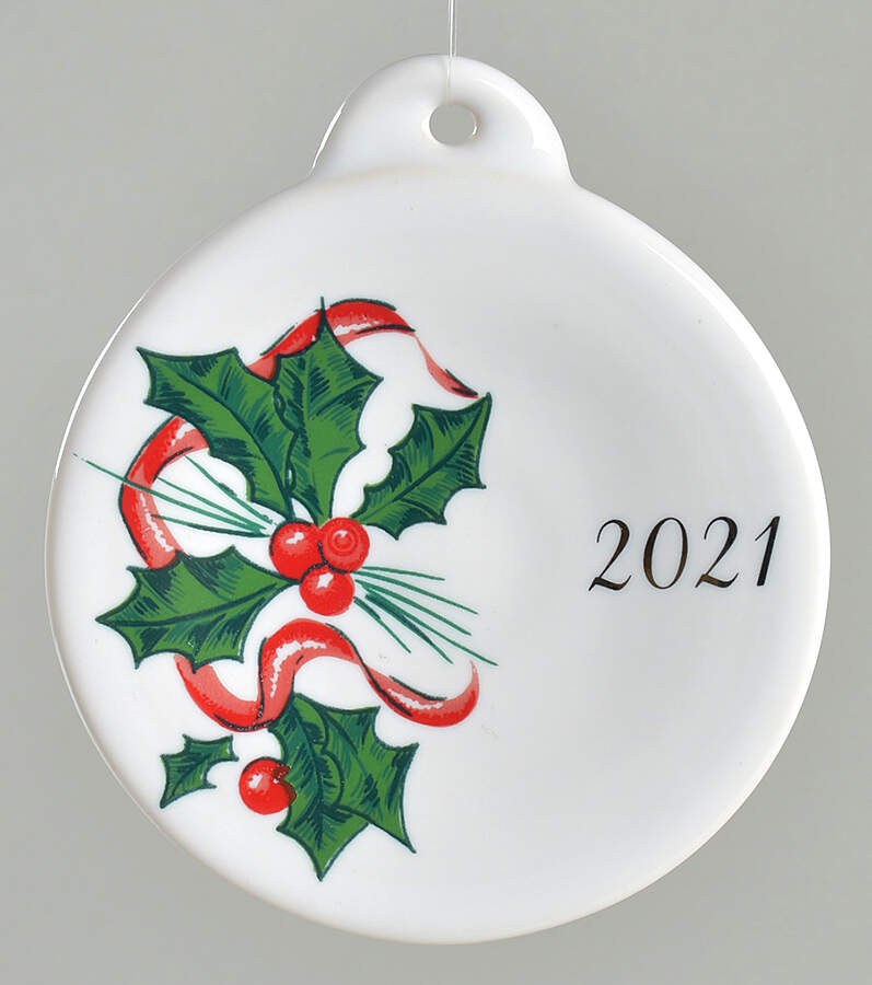 Holiday Fiesta (With Ribbon) Ornament by Homer Laughlin -1