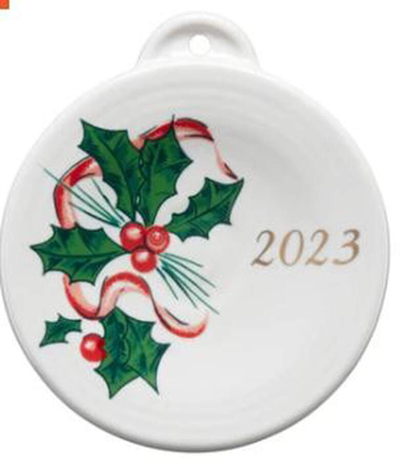 Holiday Fiesta (With Ribbon) Ornament by Homer Laughlin -1