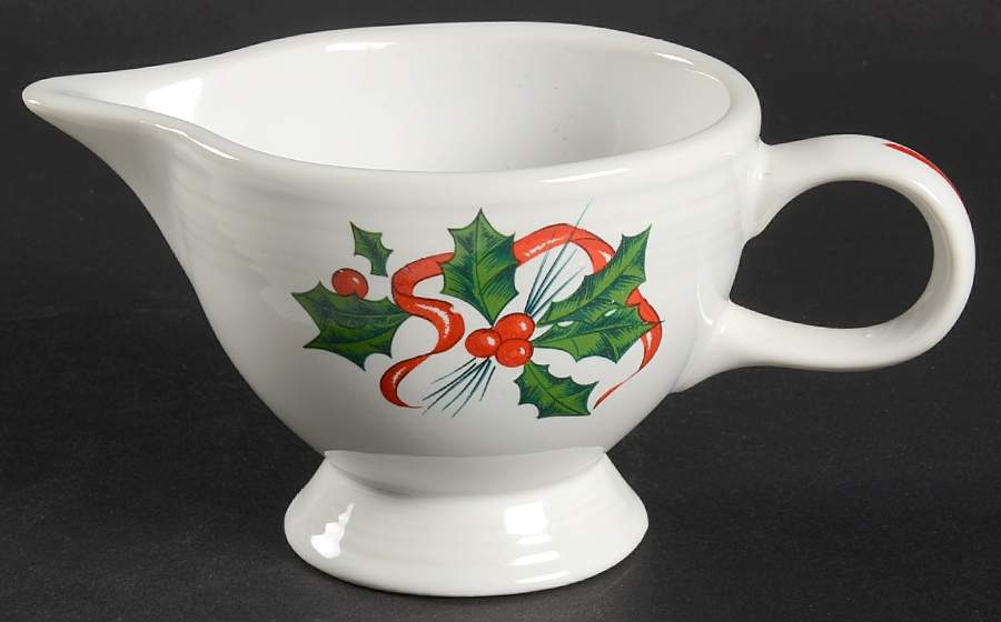 Holiday Fiesta (With Ribbon) Individual Creamer by Homer Laughlin -1