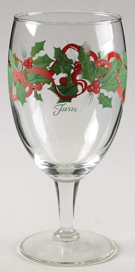 Holiday Fiesta (With Ribbon) Glassware Iced Tea by Homer Laughlin -1