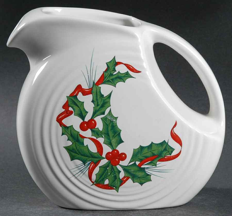 Holiday Fiesta (With Ribbon) 24 Oz Pitcher by Homer Laughlin -1