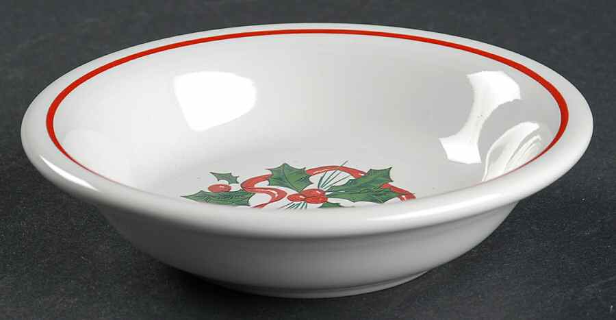 Holiday Fiesta (With Ribbon) Fruit/Dessert (Sauce) Bowl by Homer Laughlin -1