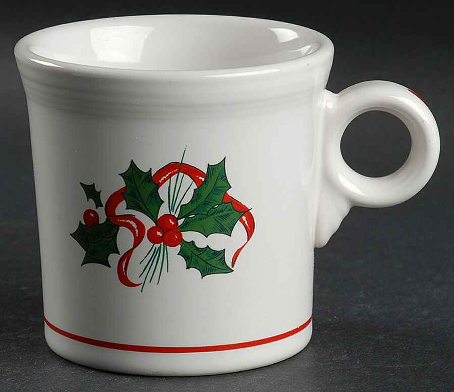 Holiday Fiesta (With Ribbon) Mug by Homer Laughlin -1