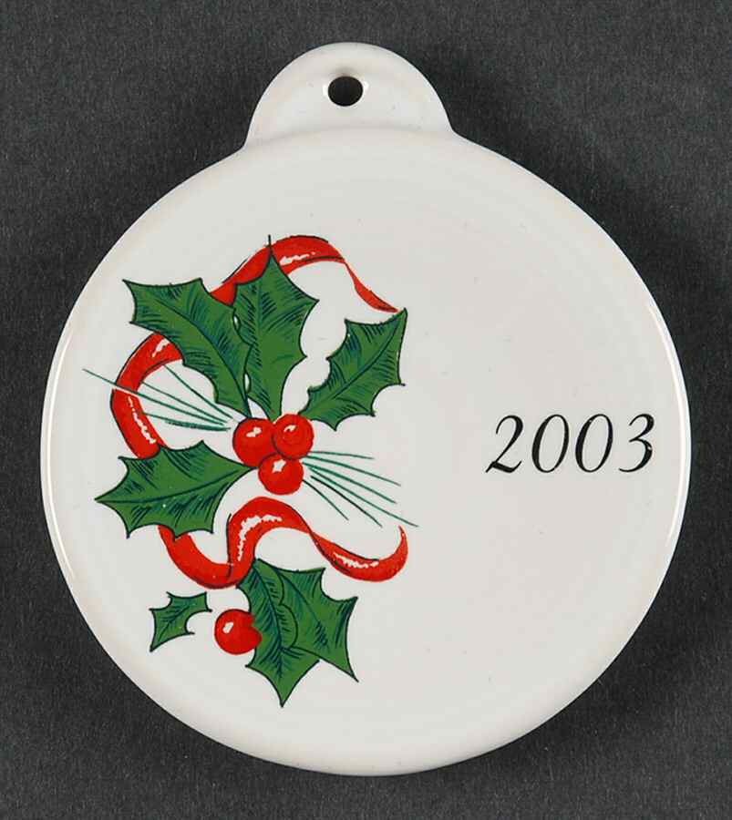 Holiday Fiesta (With Ribbon) Ornament by Homer Laughlin -1