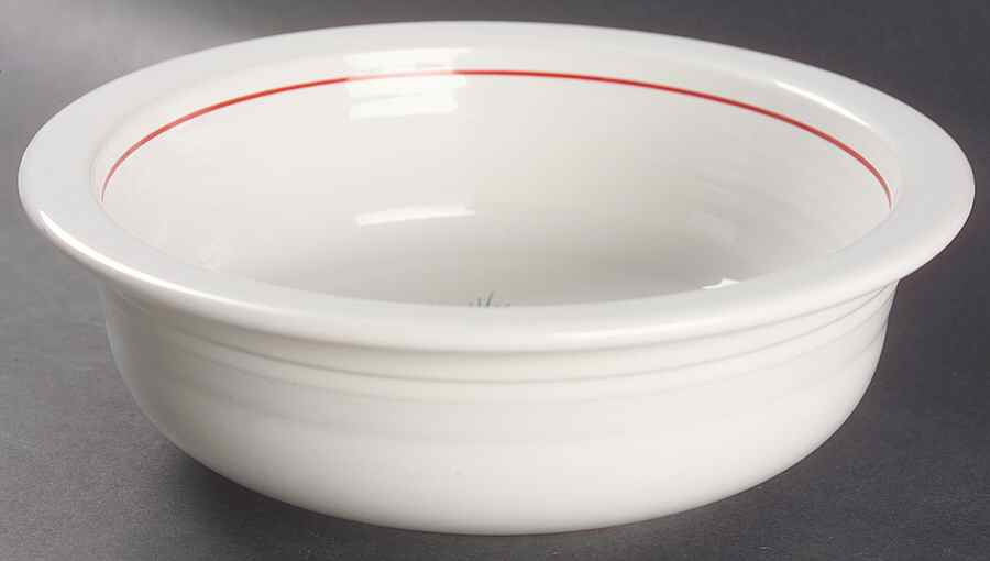 Holiday Fiesta (With Ribbon) 8" Round Vegetable Bowl by Homer Laughlin -1