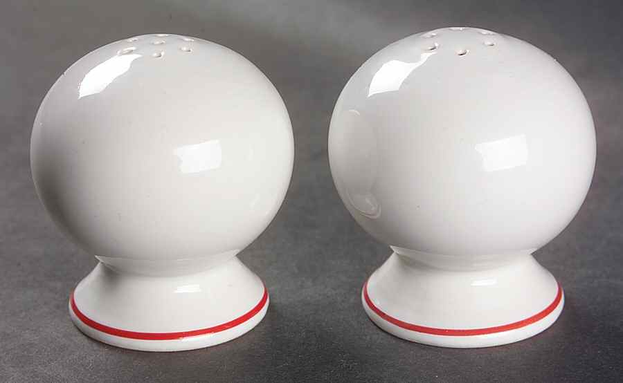 Holiday Fiesta (With Ribbon) Salt & Pepper Set by Homer Laughlin -1
