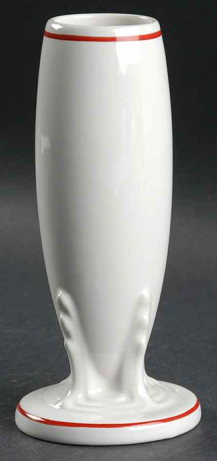 Holiday Fiesta (With Ribbon) 6" Bud Vase by Homer Laughlin -1