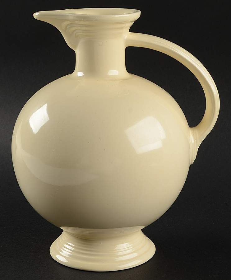 Fiesta Old Ivory (Cream) Carafe No Lid by Homer Laughlin -1