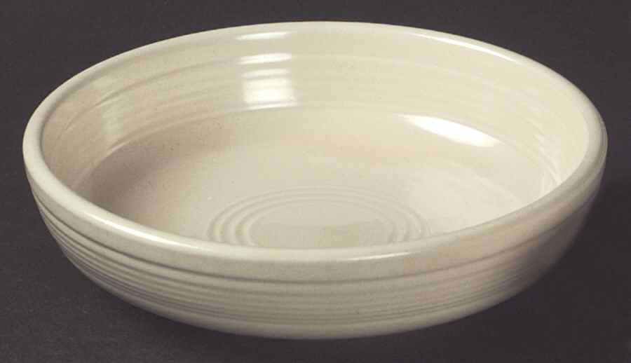 Fiesta Old Ivory (Cream) 6" Fruit Bowl by Homer Laughlin -1