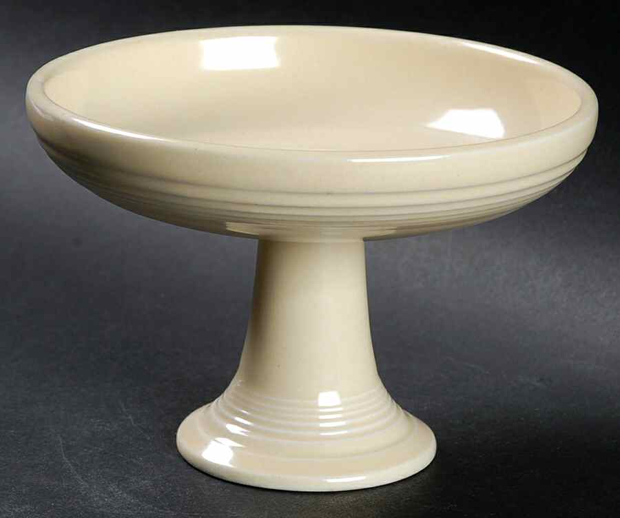 Fiesta Old Ivory (Cream) Sweets Comport by Homer Laughlin -1