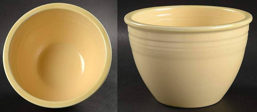 Fiesta Old Ivory (Cream) 6" Nested Mixing Bowl w/No Center Interior Rings by Homer Laughlin -1