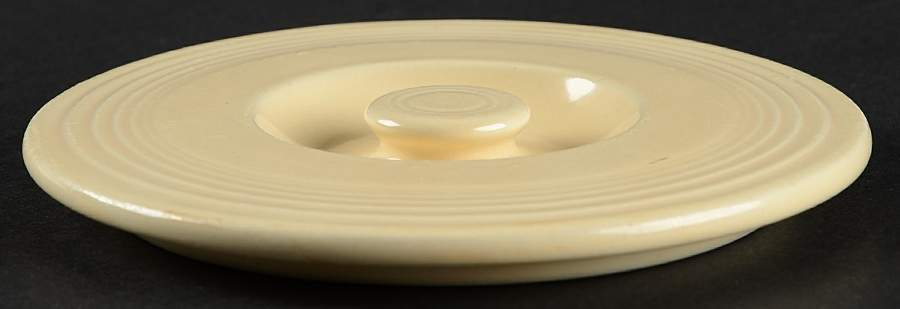 Fiesta Old Ivory (Cream) Lid for 4" Nested Mixing Bowl by Homer Laughlin -1