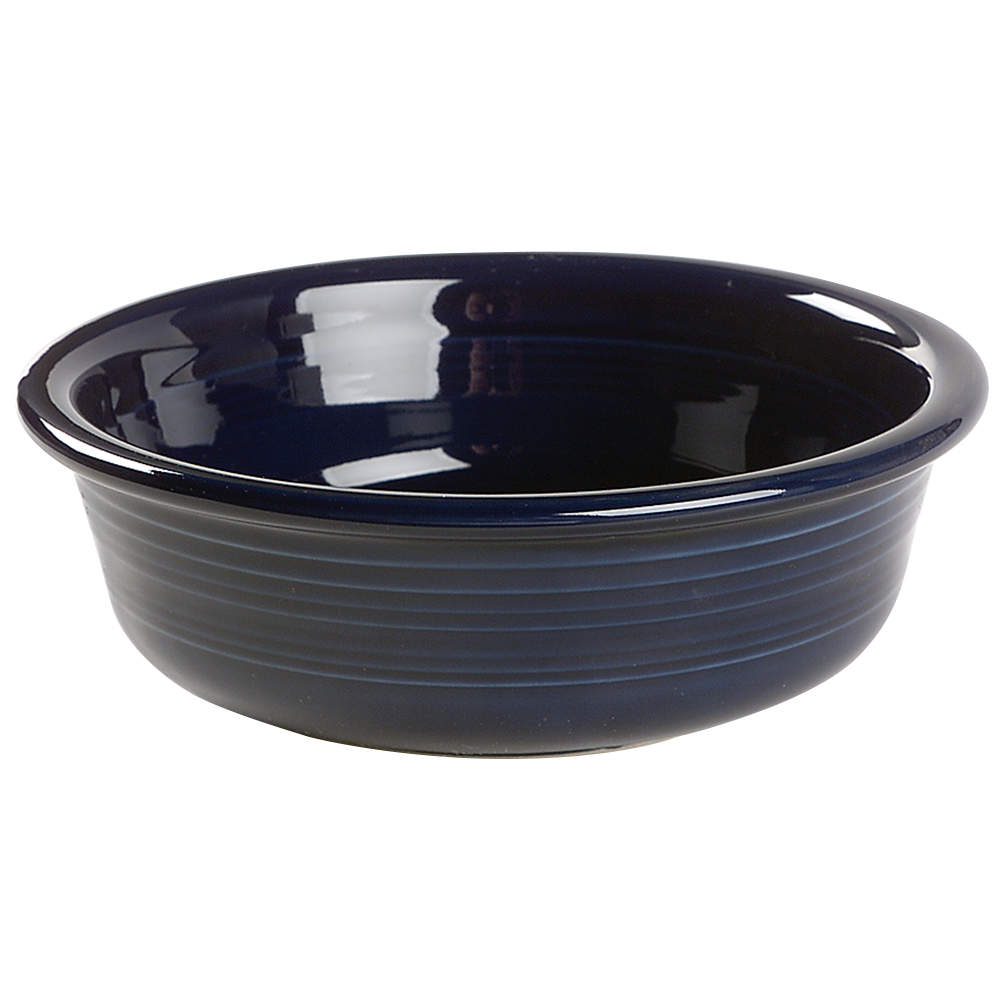 Fiesta Cobalt Blue (Intro 1986) 7" Round Vegetable Bowl by Homer Laughlin -1
