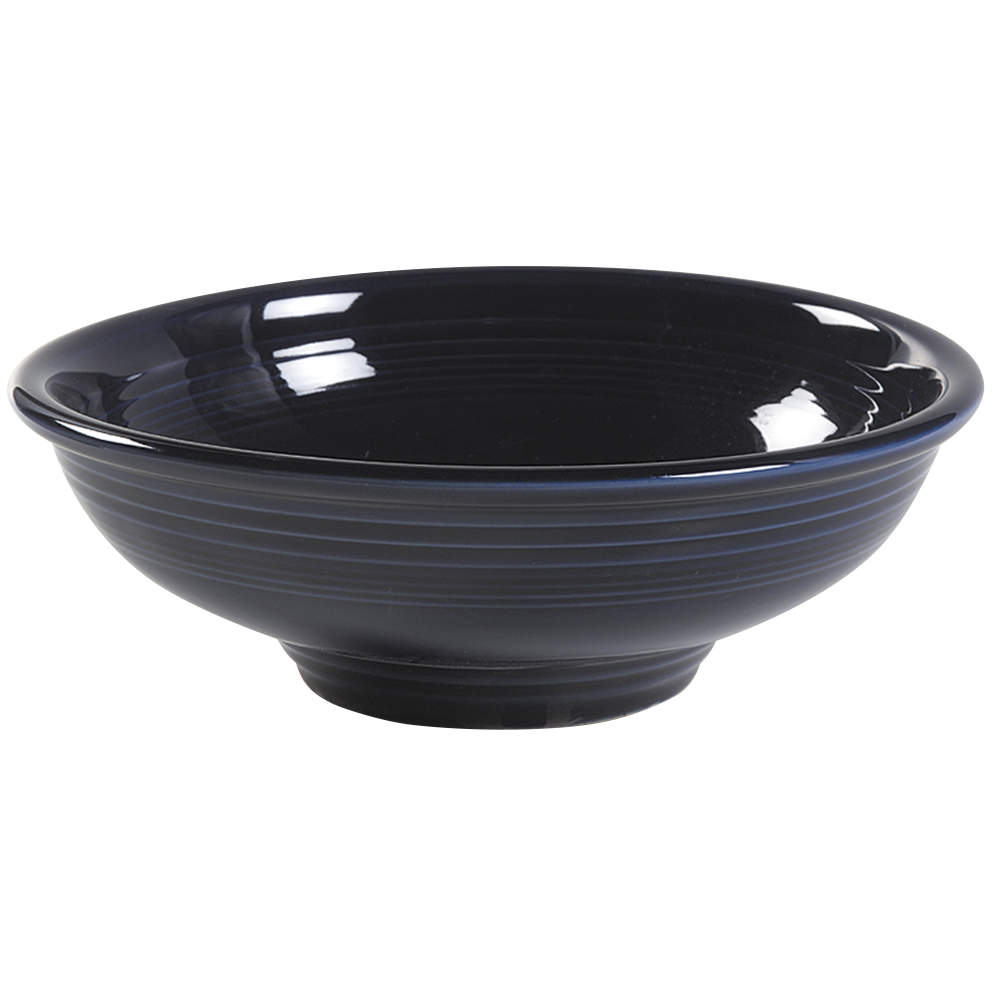 Fiesta Cobalt Blue (Intro 1986) Pedestal Bowl by Homer Laughlin -1