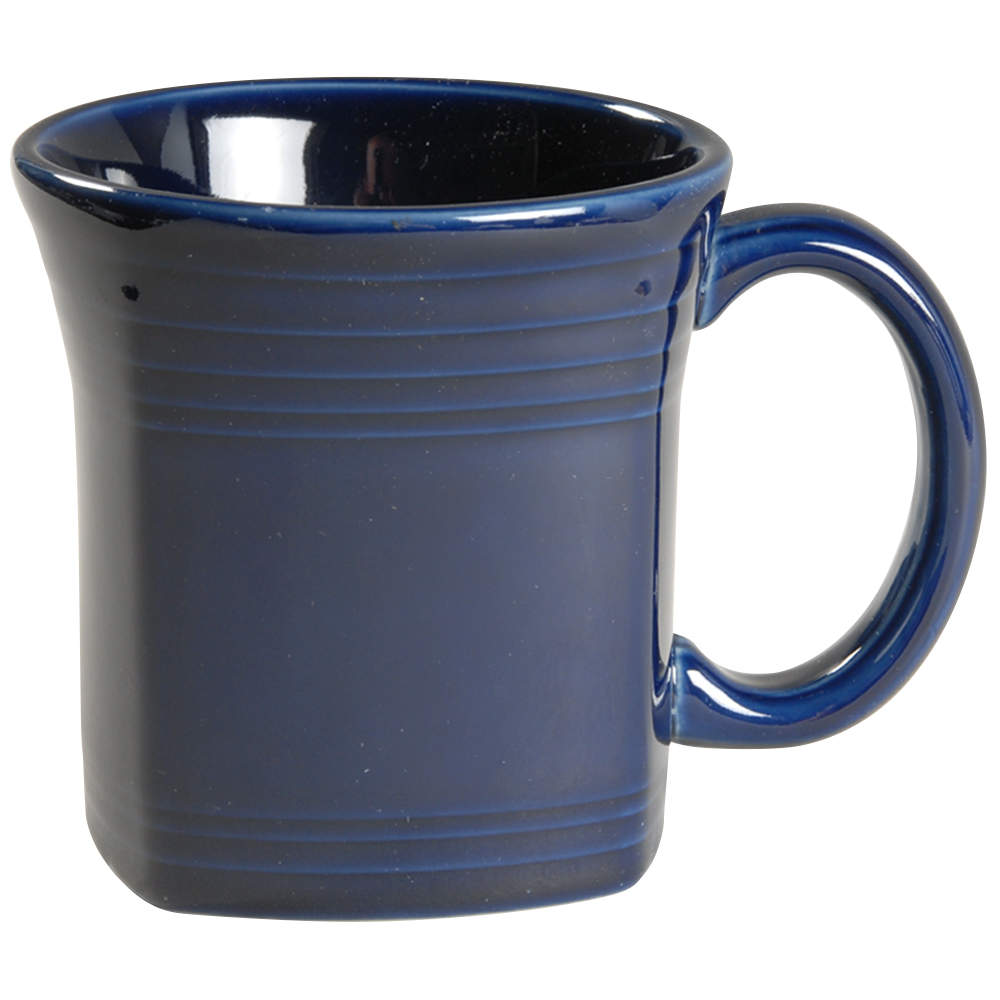 Fiesta Cobalt Blue (Intro 1986) Square Mug by Homer Laughlin -1