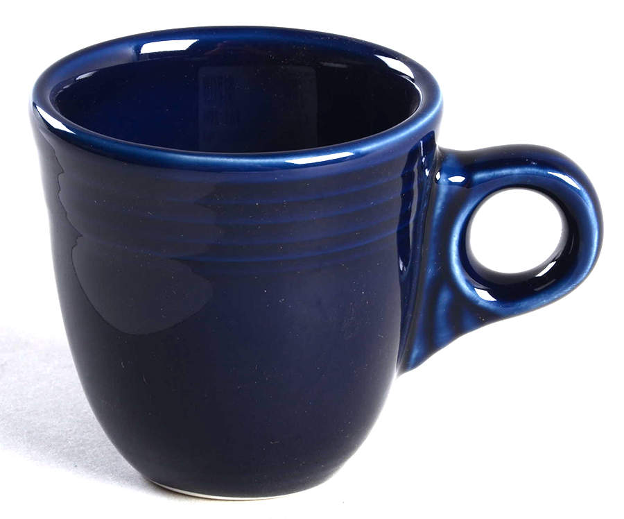 Fiesta Cobalt Blue (Intro 1986) Flat Demitasse Cup by Homer Laughlin -1