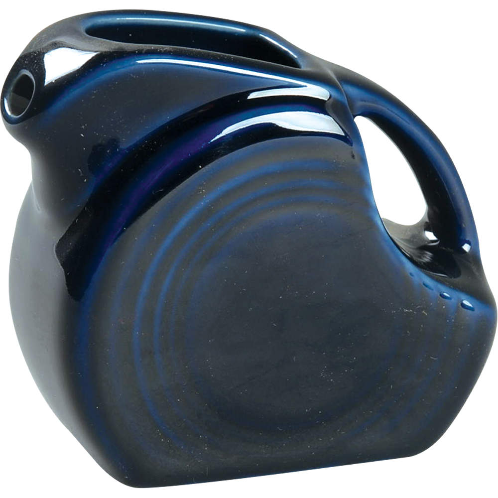 Fiesta Cobalt Blue (Intro 1986) 4 Oz Pitcher by Homer Laughlin -1