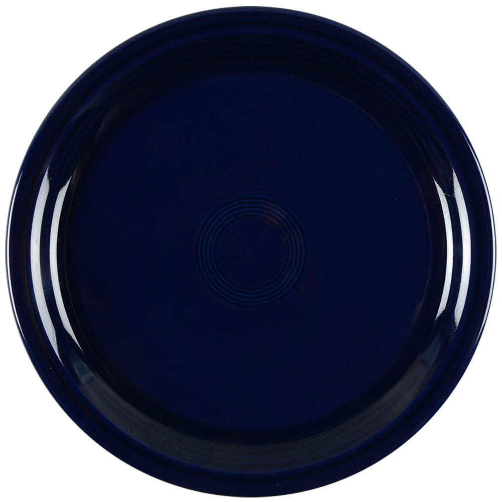 Fiesta Cobalt Blue (Intro 1986) 9" Round Buffet Plate by Homer Laughlin -1