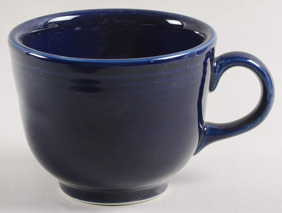 Fiesta Cobalt Blue (Intro 1986) Flat Cup by Homer Laughlin -1
