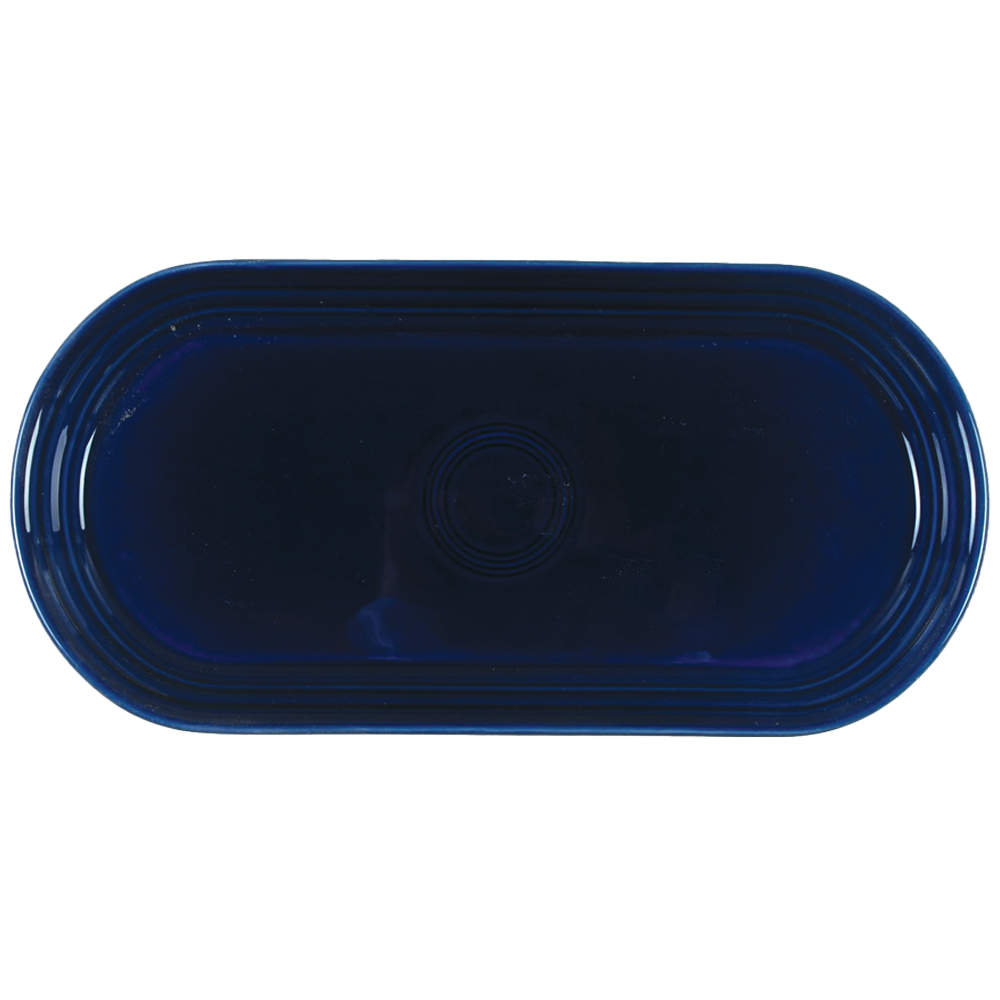 Fiesta Cobalt Blue (Intro 1986) Bread Tray by Homer Laughlin -1