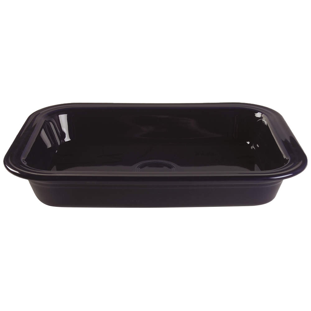 Fiesta Cobalt Blue (Intro 1986) 14" Rectangular Baker by Homer Laughlin -1