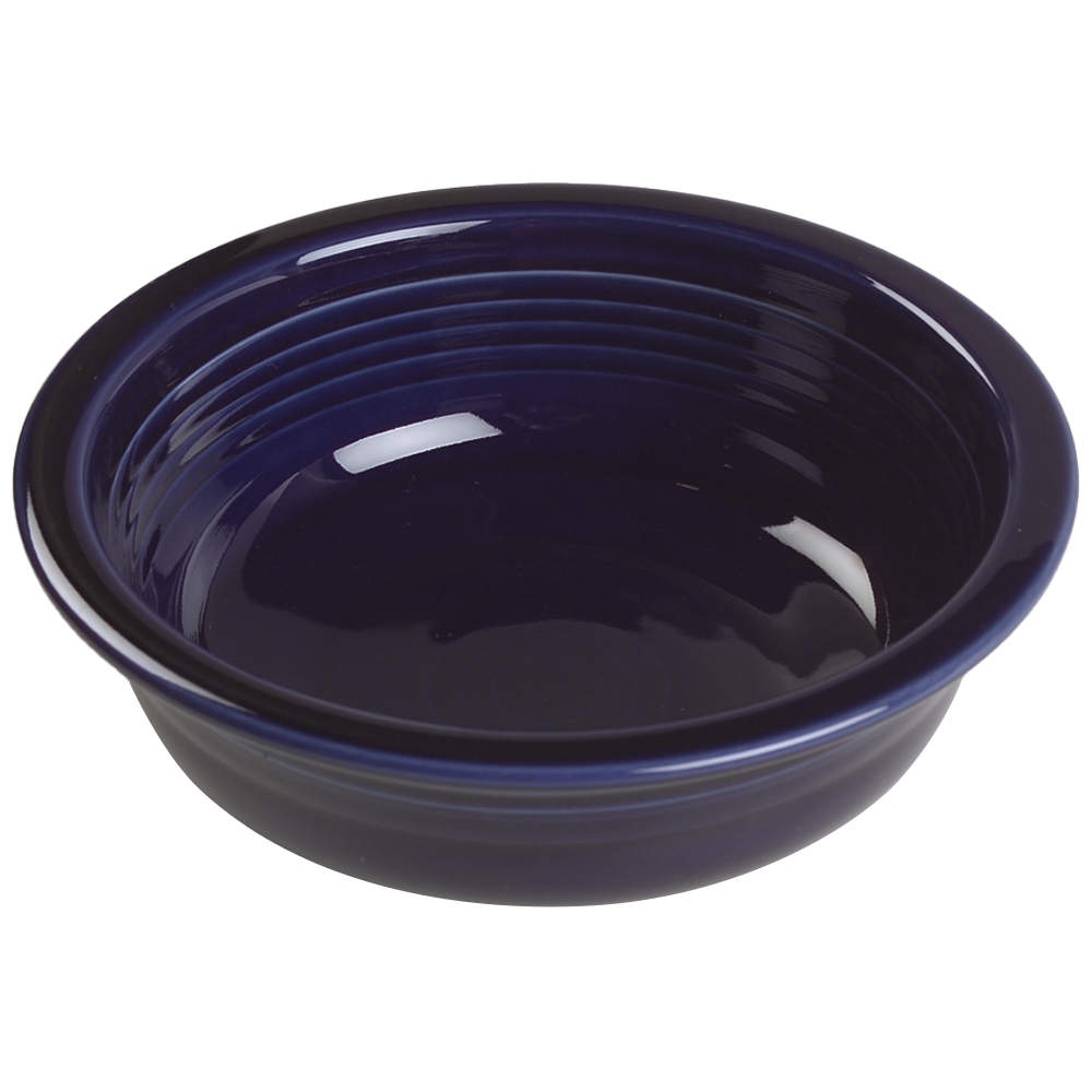 Fiesta Cobalt Blue (Intro 1986) 8" Round Vegetable Bowl by Homer Laughlin -1