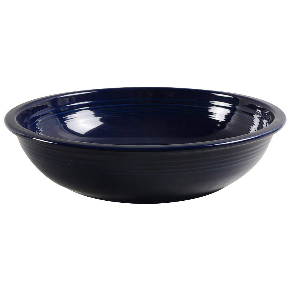Fiesta Cobalt Blue (Intro 1986) 12" Pasta Serving Bowl by Homer Laughlin -1