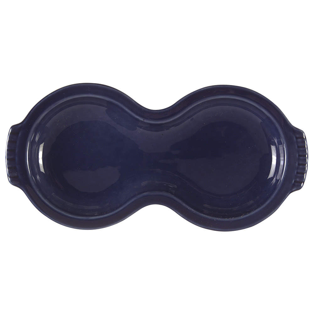 Fiesta Cobalt Blue (Intro 1986) Tray for Creamer & Sugar with Lid by Homer Laughlin -1
