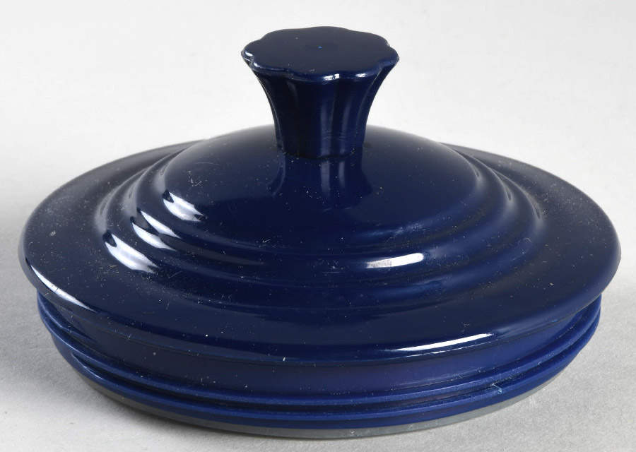 Fiesta Cobalt Blue (Intro 1986) Lid for Plastic Thermos/Carafe by Homer Laughlin -1