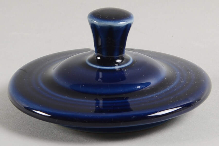 Fiesta Cobalt Blue (Intro 1986) Lid for Sugar Bowl by Homer Laughlin -1