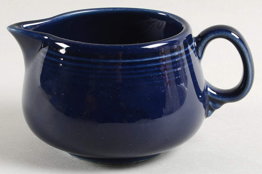 Fiesta Cobalt Blue (Intro 1986) Creamer by Homer Laughlin -1