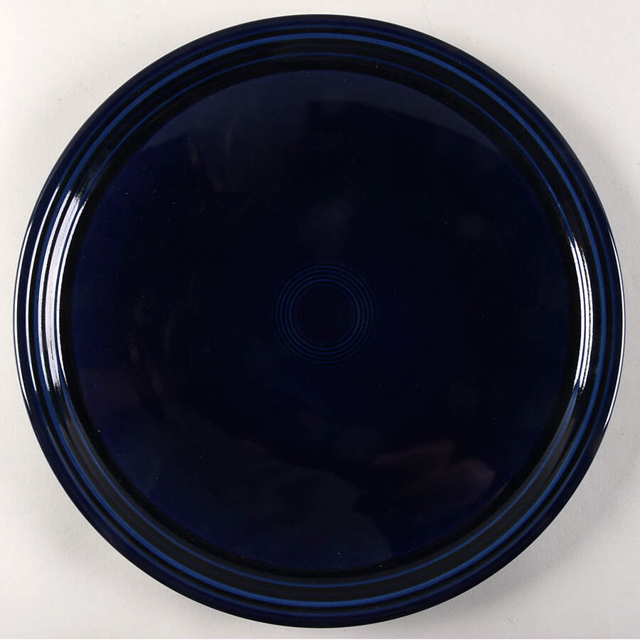 Fiesta Cobalt Blue (Intro 1986) 15" Pizza Tray by Homer Laughlin -1