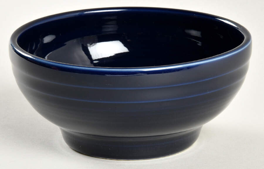 Fiesta Cobalt Blue (Intro 1986) 5" Footed Bowl by Homer Laughlin -1