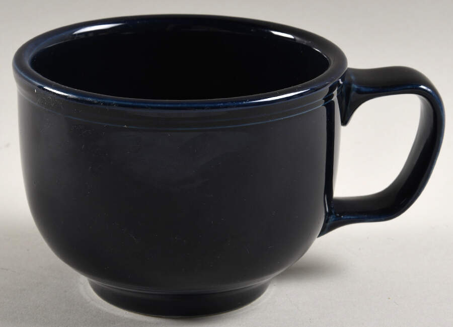 Fiesta Cobalt Blue (Intro 1986) Jumbo Cup by Homer Laughlin -1