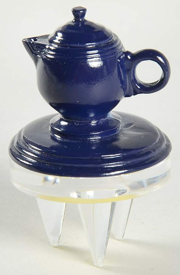 Fiesta Cobalt Blue (Intro 1986) Cheese Button by Homer Laughlin -1