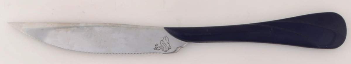 Fiesta Cobalt Blue (Intro 1986) Knife-Steak/Individual by Homer Laughlin -1