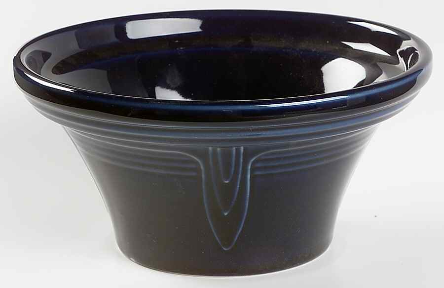 Fiesta Cobalt Blue (Intro 1986) Hostess Bowl by Homer Laughlin -1