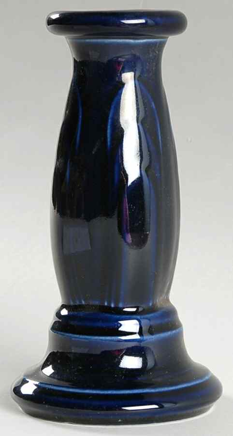 Fiesta Cobalt Blue (Intro 1986) 6" Candlestick by Homer Laughlin -1