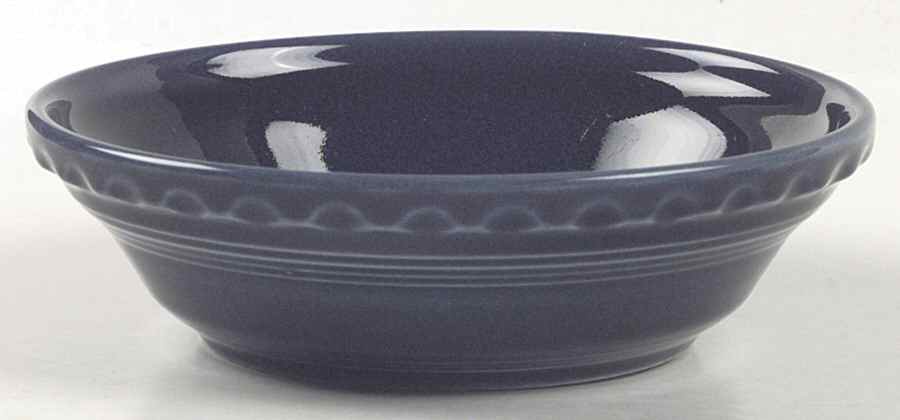 Fiesta Cobalt Blue (Intro 1986) 6" Pie Baking Plate by Homer Laughlin -1