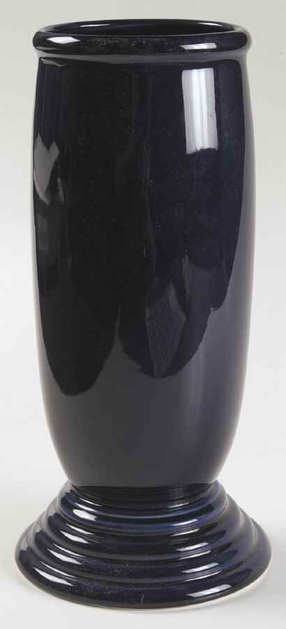 Fiesta Cobalt Blue (Intro 1986) 9" Vase by Homer Laughlin -1