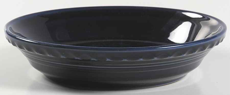 Fiesta Cobalt Blue (Intro 1986) 8'' Pie Baking Plate by Homer Laughlin -1