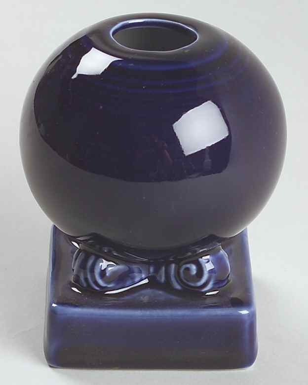 Fiesta Cobalt Blue (Intro 1986) Bulb Candleholder by Homer Laughlin -1
