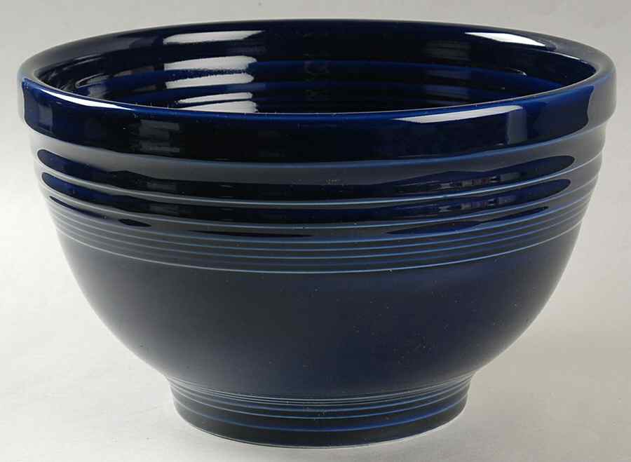 Fiesta Cobalt Blue (Intro 1986) 9" Baking Bowl by Homer Laughlin -1